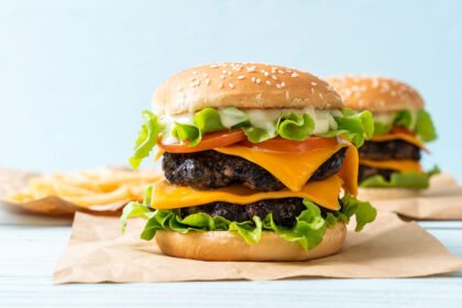 fresh tasty burger