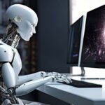 robot sitting ai
