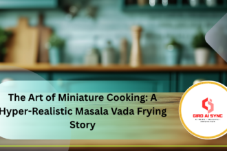 The Art of Miniature Cooking: A Hyper-Realistic Masala Vada Frying Story blue and green corporate mental health linkedin single image new blog post