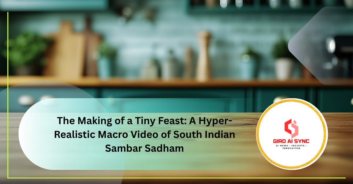 The Making of a Tiny Feast: A Hyper-Realistic Macro Video of South Indian Sambar Sadham the making of a tiny feast a hyper realistic macro video of south indian sambar sadham