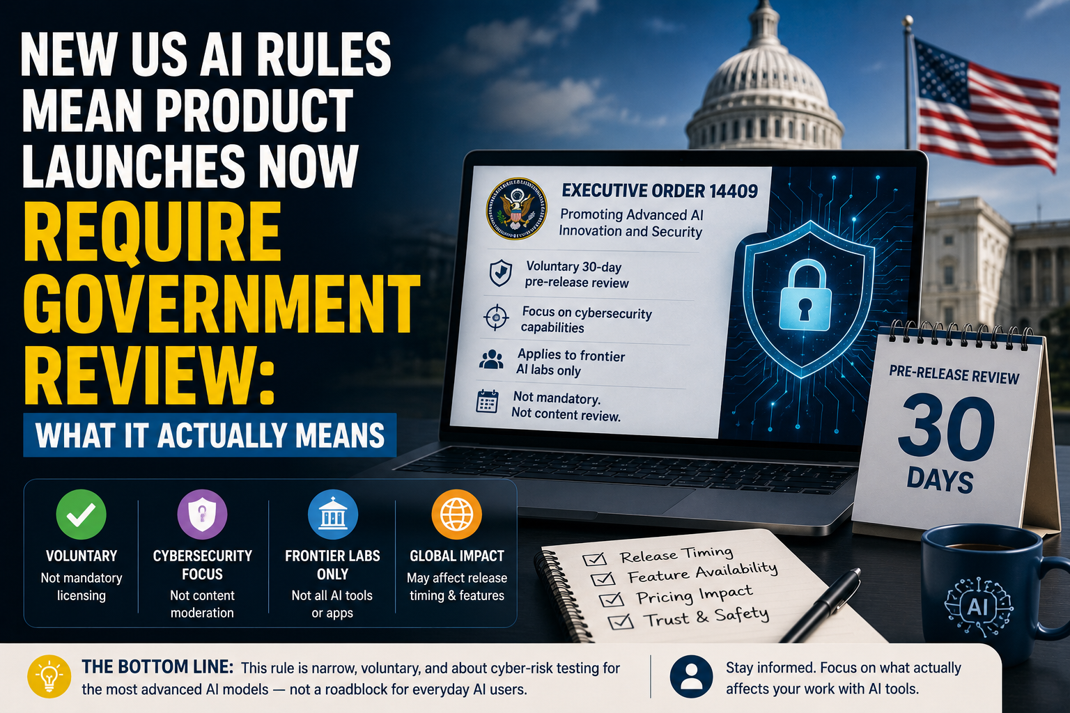 New US AI Rules Mean Product Launches Now Require Government Review: What It Actually Means new us ai rules mean product launches now require government review what it actually means