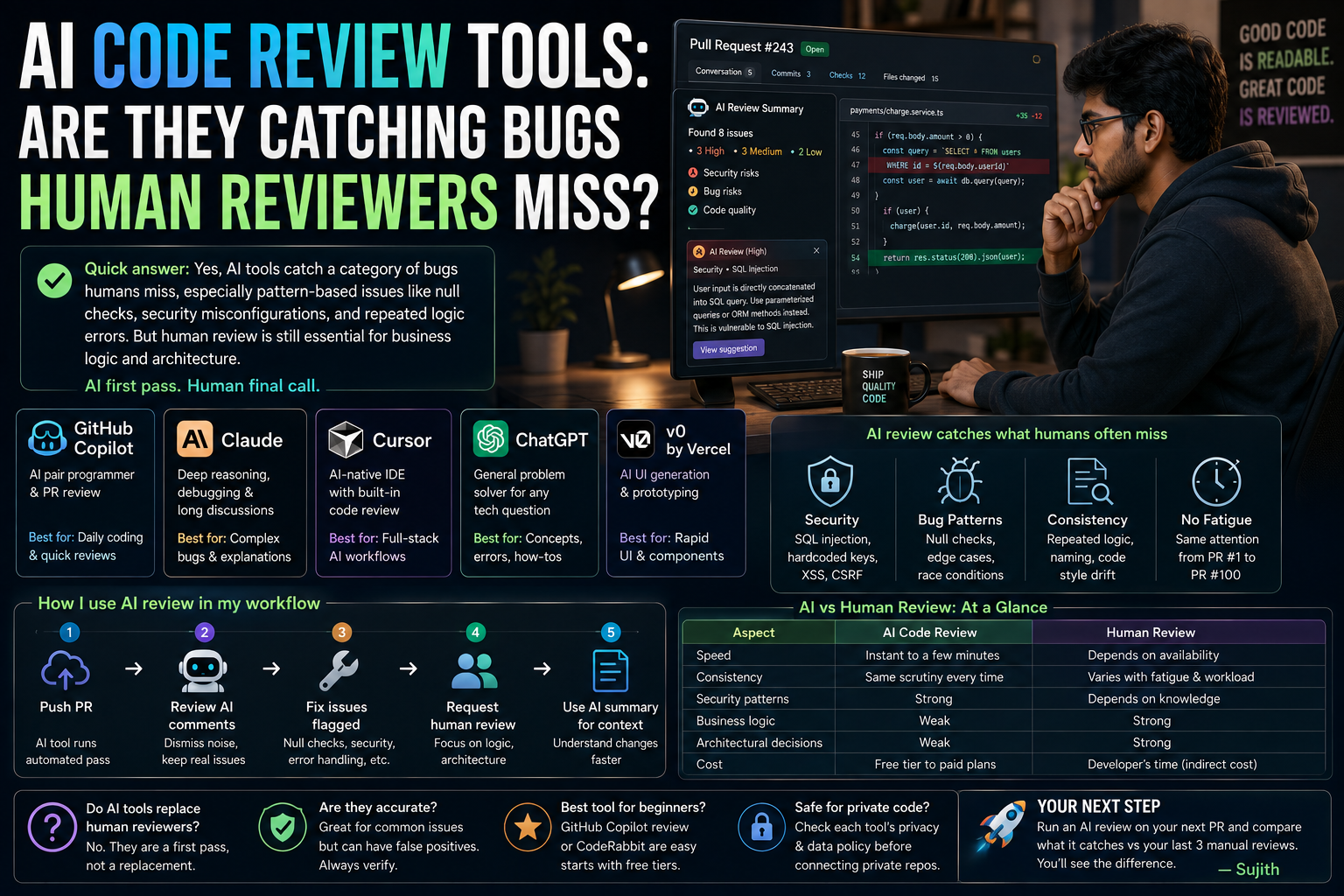 AI Code Review Tools: Are They Catching Bugs Human Reviewers Miss? ai code review tools are they catching bugs human reviewers miss