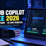 github copilot free in 2026 what 2,000 completions and 50 chat requests can actually build