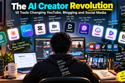 the ai creator revolution 10 tools changing youtube, blogging and social media